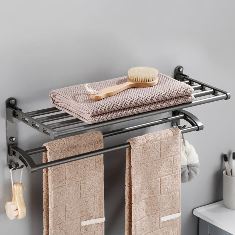 Lisslune | Contemporary bathroom accessories single piece or in a set made of gray metal
