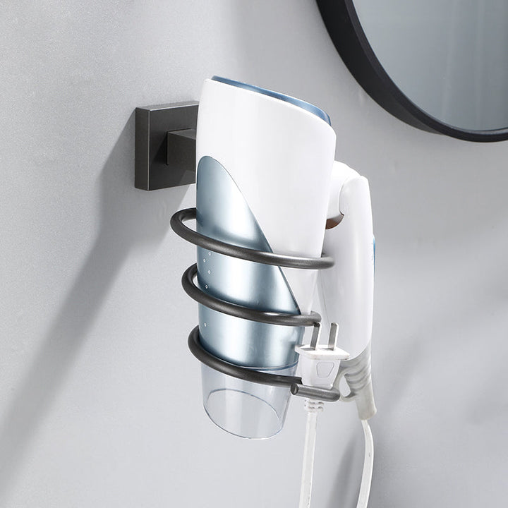 Lisslune | Contemporary bathroom accessories single piece or in a set made of gray metal