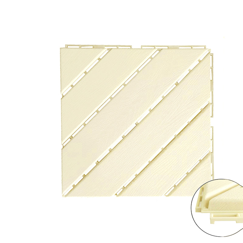 Lisslune | 4-Slat 12" X 12" PVC Floor Tiles Connection Installation Floor Tiles
