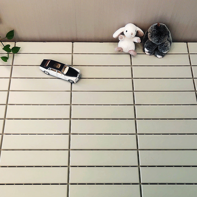 Lisslune | 4-Slat 12" X 12" PVC Floor Tiles Connection Installation Floor Tiles