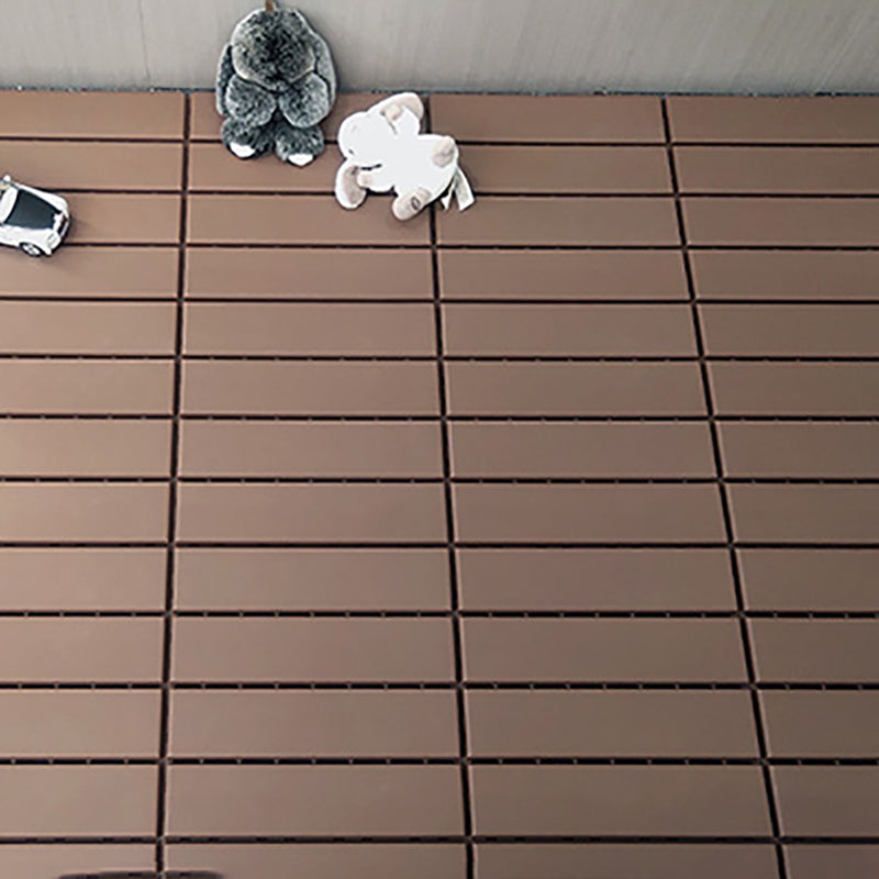Lisslune | 4-Slat 12" X 12" PVC Floor Tiles Connection Installation Floor Tiles