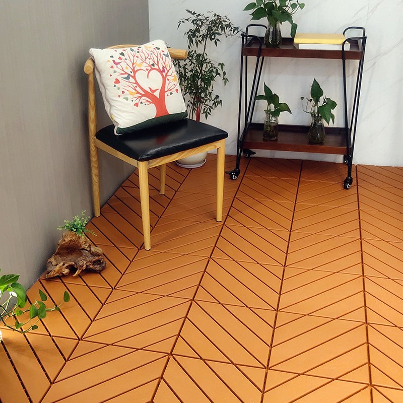Lisslune | 4-Slat 12" X 12" PVC Floor Tiles Connection Installation Floor Tiles