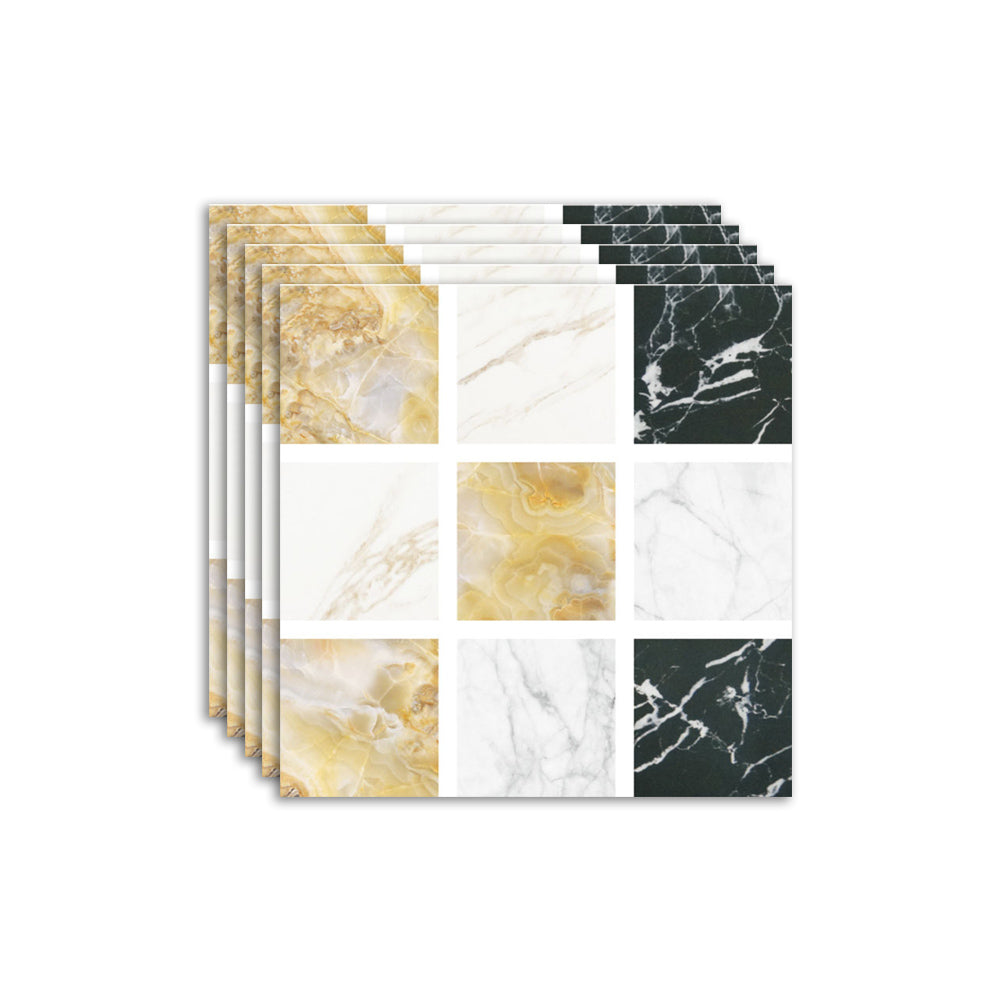 Lisslune | Square Mosaic Peel & Stick Tiles Waterproof Kitchen Splashback Tiles