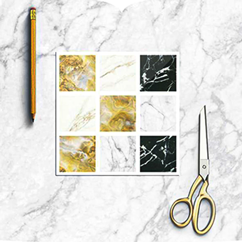 Lisslune | Square Mosaic Peel & Stick Tiles Waterproof Kitchen Splashback Tiles