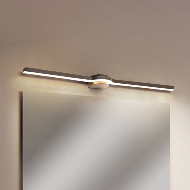 Lisslune | 16"/23.5" L Acrylic Slim Line Wall Lamp Modern LED Wall Lamp Sconces in Black, White/Warm Light