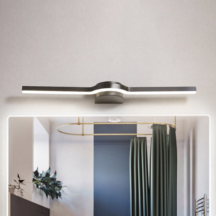 Lisslune | 16"/23.5" L Acrylic Slim Line Wall Lamp Modern LED Wall Lamp Sconces in Black, White/Warm Light