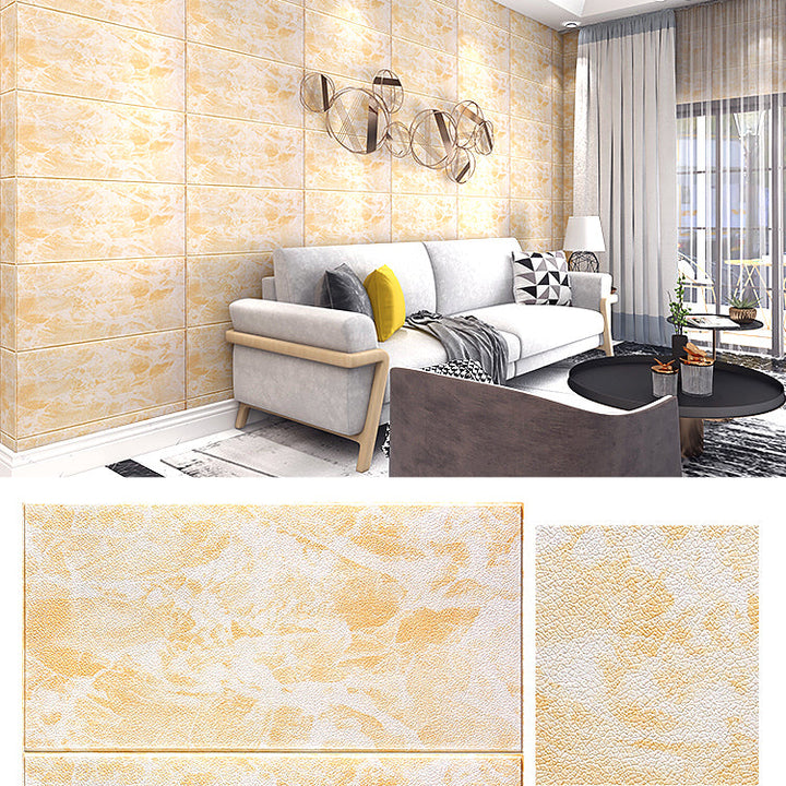 Lisslune | Modern Pearl Wall Bowls PVC Foam Wall Access Panel Peel and Stick Wall Tiles