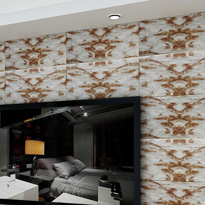 Lisslune | Modern Pearl Wall Bowls PVC Foam Wall Access Panel Peel and Stick Wall Tiles