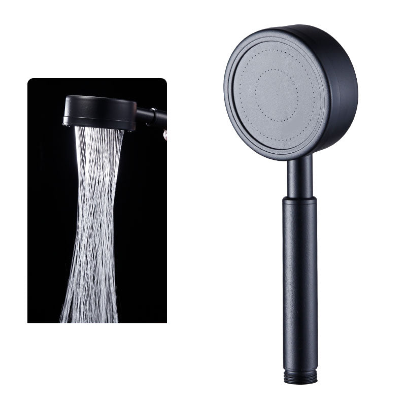 Lisslune | Round Water Filtration Handheld Shower Medium Flow Stainless Steel Handheld Shower