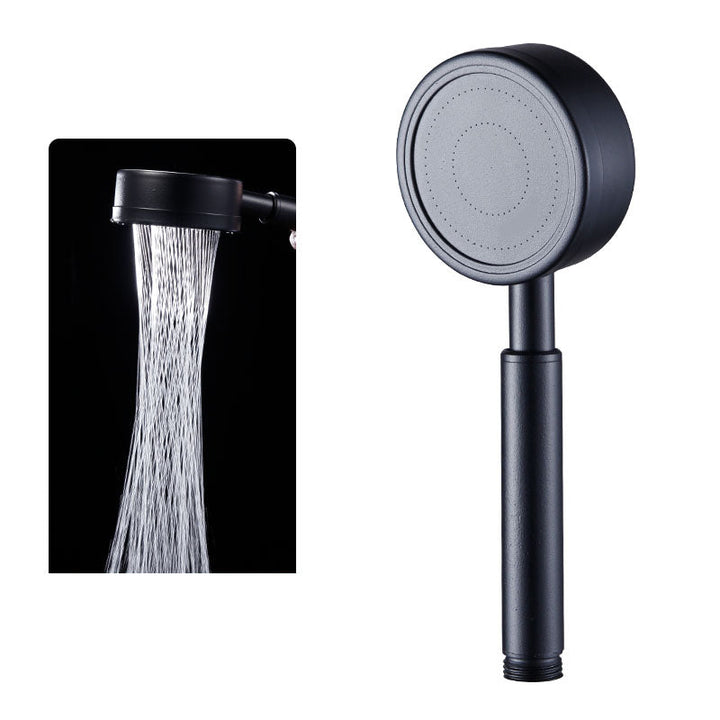 Lisslune | Round Water Filtration Handheld Shower Medium Flow Stainless Steel Handheld Shower