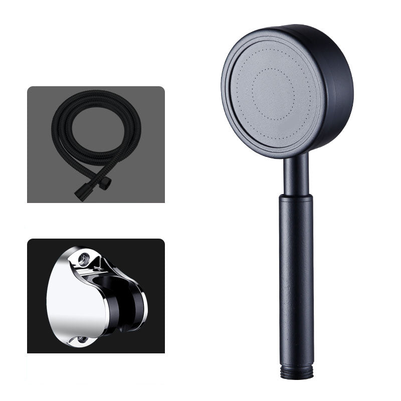 Lisslune | Round Water Filtration Handheld Shower Medium Flow Stainless Steel Handheld Shower