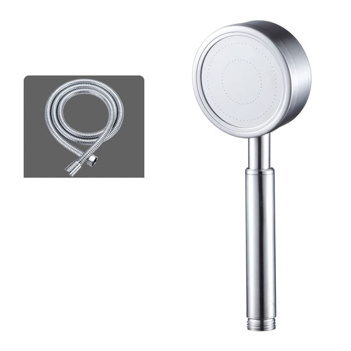 Lisslune | Round Water Filtration Handheld Shower Medium Flow Stainless Steel Handheld Shower
