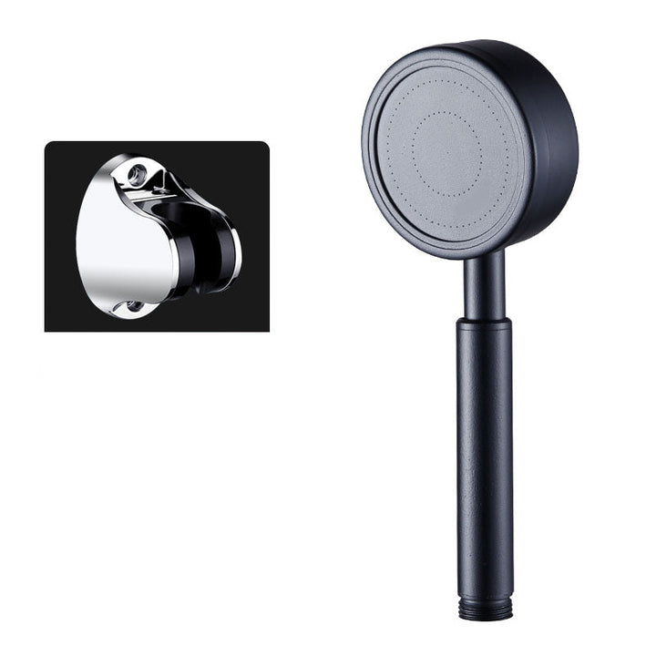 Lisslune | Round Water Filtration Handheld Shower Medium Flow Stainless Steel Handheld Shower