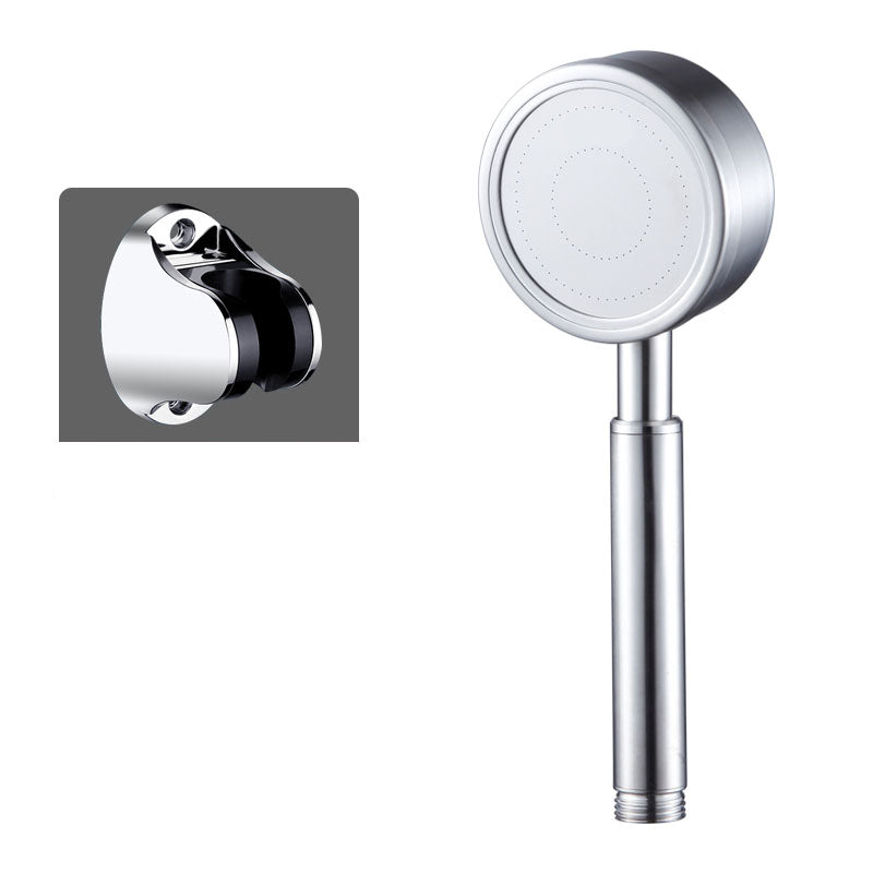 Lisslune | Round Water Filtration Handheld Shower Medium Flow Stainless Steel Handheld Shower