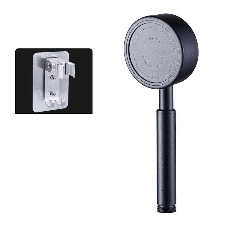 Lisslune | Round Water Filtration Hand Shower Medium Flow Stainless Steel Hand Shower
