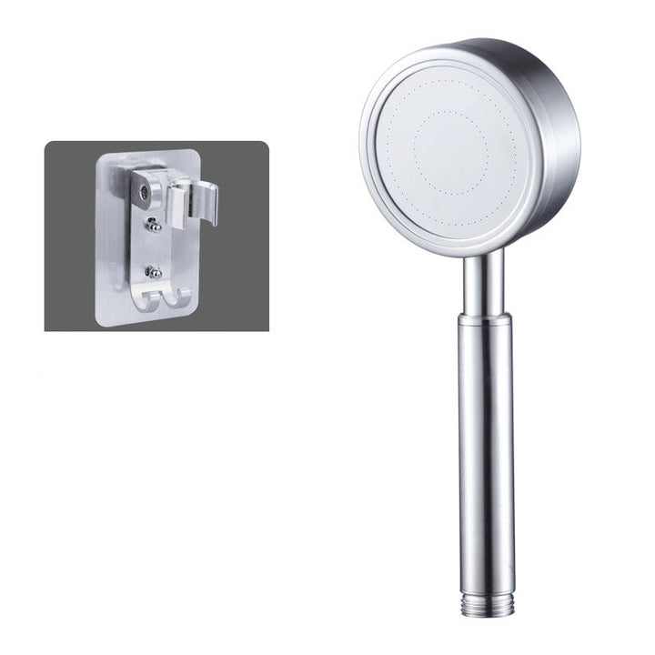 Lisslune | Round Water Filtration Handheld Shower Medium Flow Stainless Steel Handheld Shower