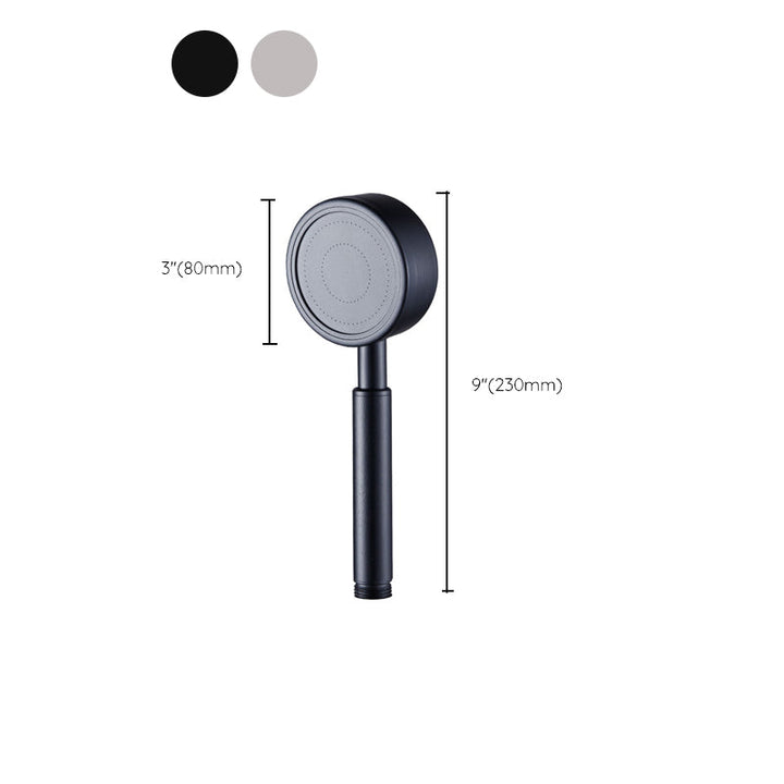 Lisslune | Round Water Filtration Handheld Shower Medium Flow Stainless Steel Handheld Shower
