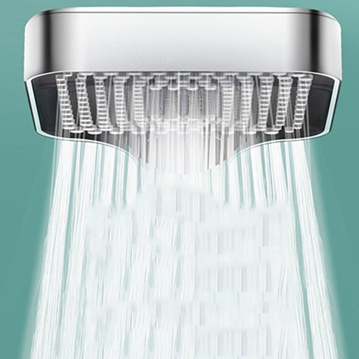 Lisslune | Rectangular Water Filtration Hand Shower 3 Jets Wall Mounted Hand Shower