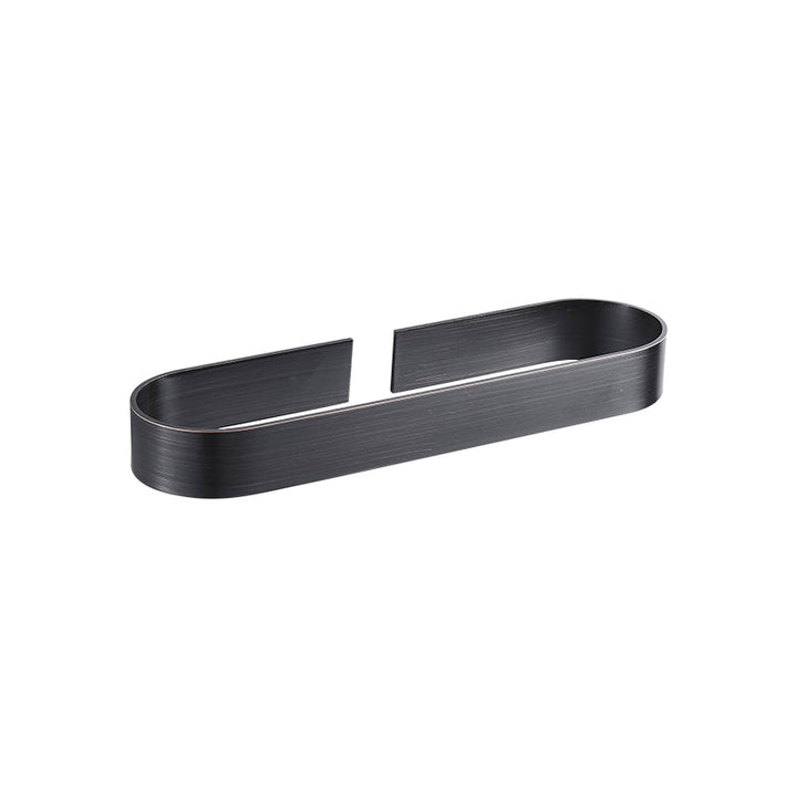 Lisslune | 2-piece modern bathroom hardware set in gold/black, towel holder