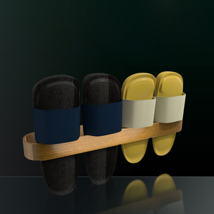 Lisslune | 2-piece modern bathroom hardware set in gold/black, towel holder