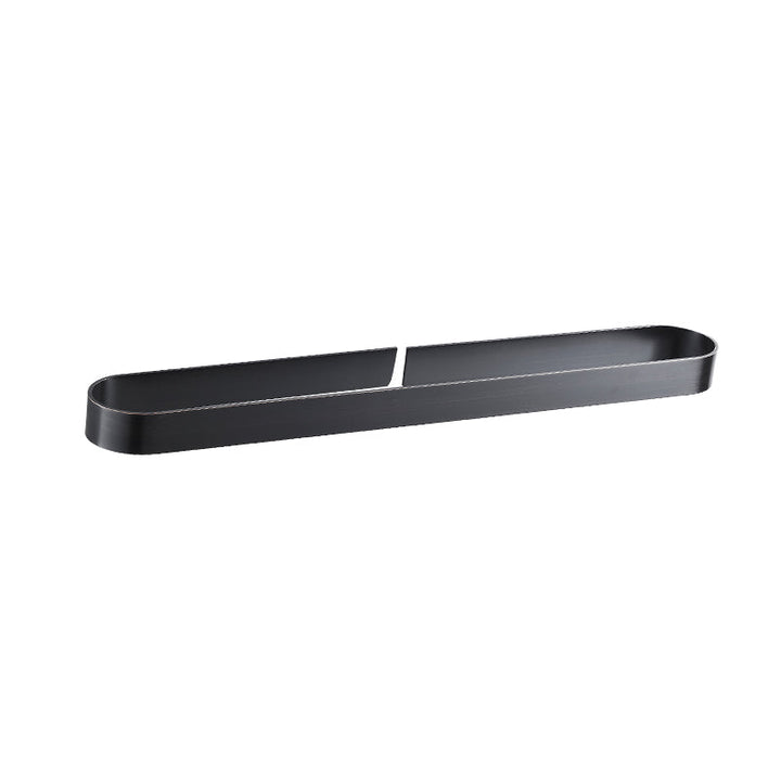 Lisslune | 2-piece modern bathroom hardware set in gold/black, towel holder