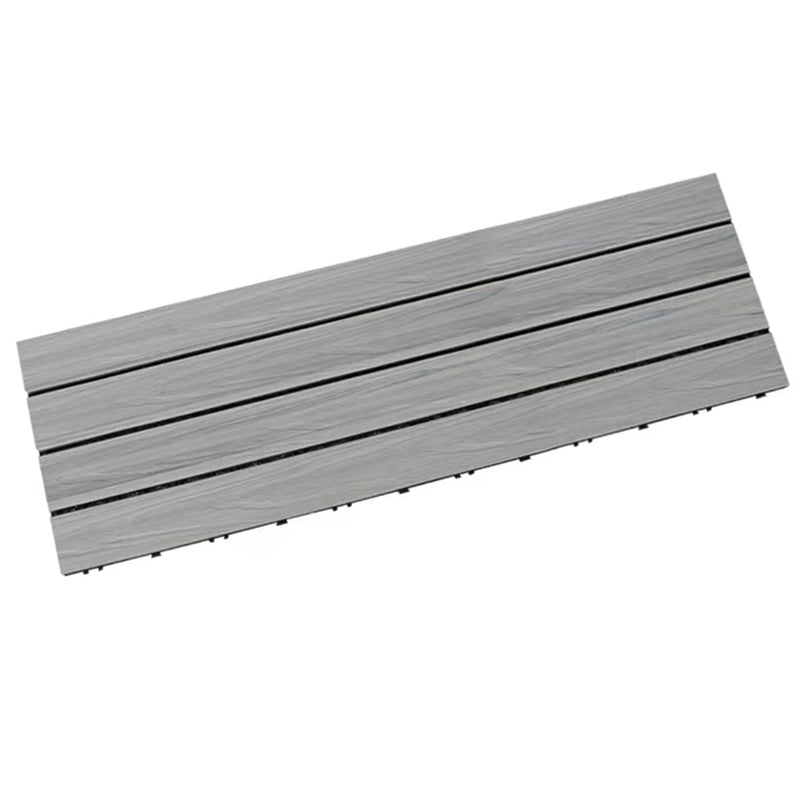 Lisslune | Outdoor Ground Board Strips Composite Waterproof Square Deck Board