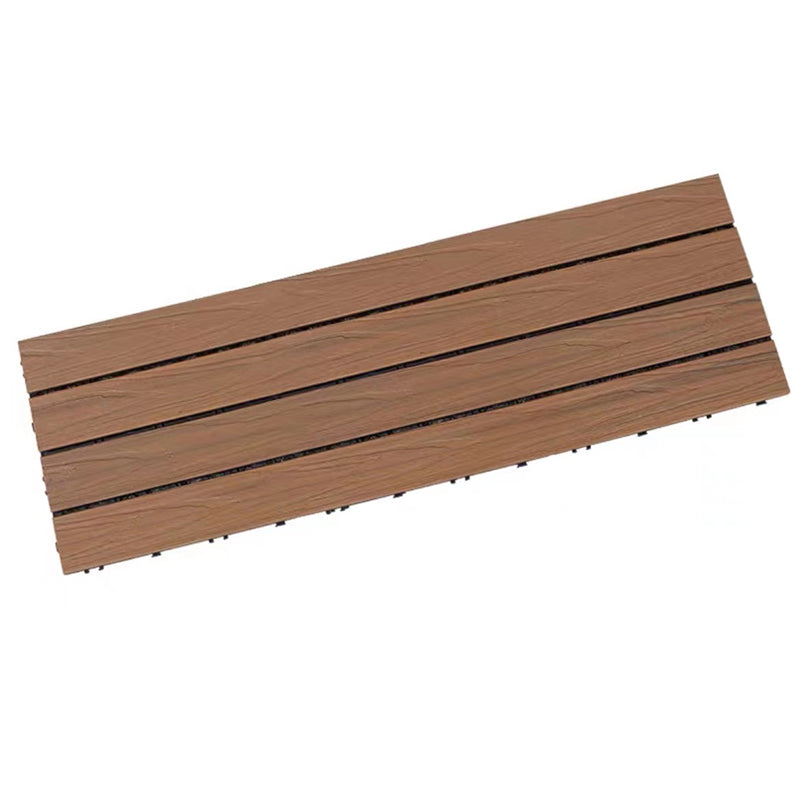 Lisslune | Outdoor Ground Board Strips Composite Waterproof Square Deck Board