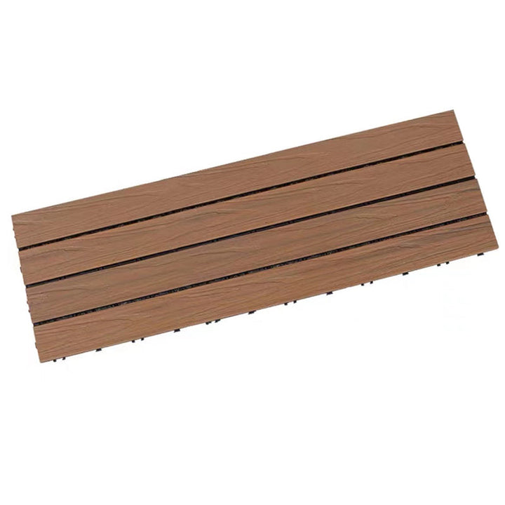 Lisslune | Outdoor Ground Board Strips Composite Waterproof Square Deck Board
