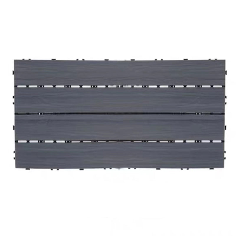 Lisslune | Outdoor Ground Board Strips Composite Waterproof Square Deck Board