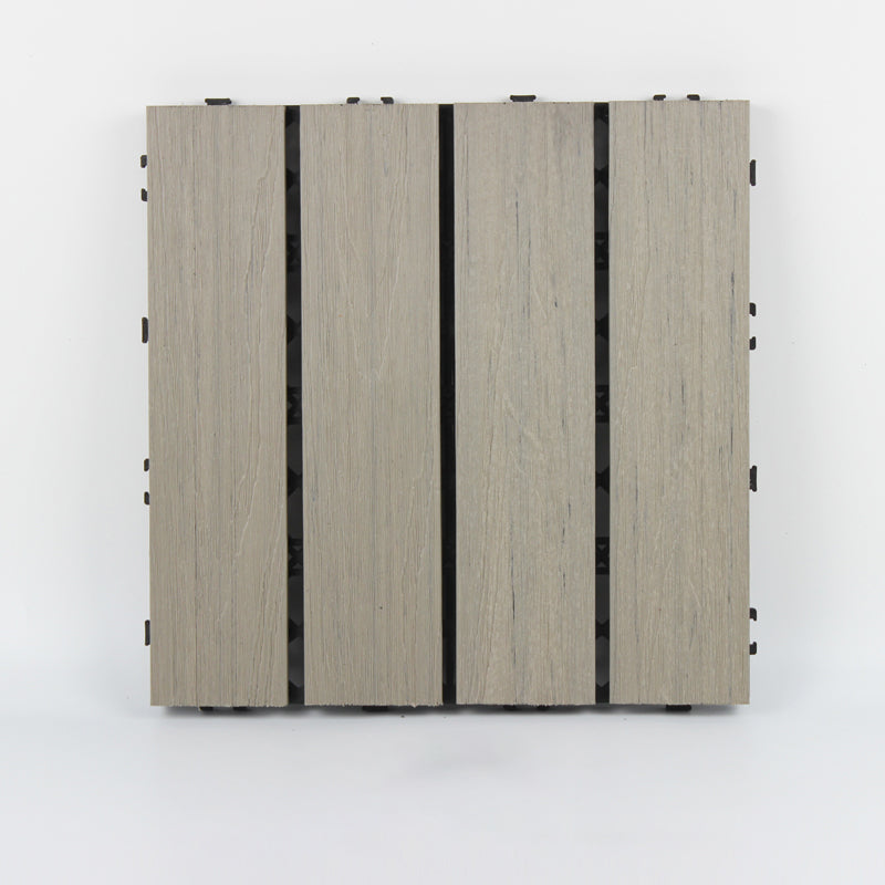 Lisslune | Outdoor Ground Board Strips Composite Waterproof Square Deck Board