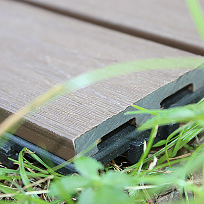 Lisslune | Outdoor Ground Board Strips Composite Waterproof Square Deck Board
