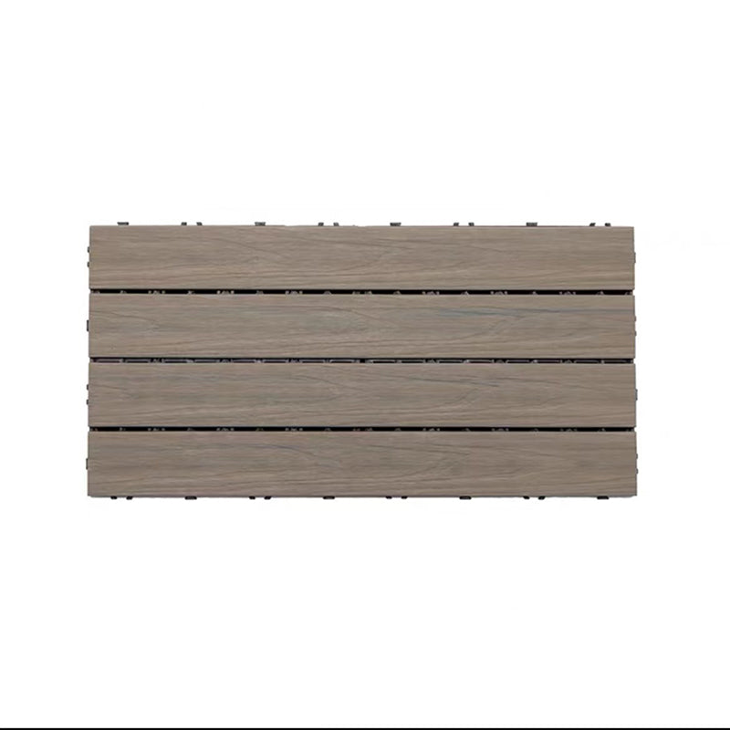 Lisslune | Outdoor Ground Board Strips Composite Waterproof Square Deck Board