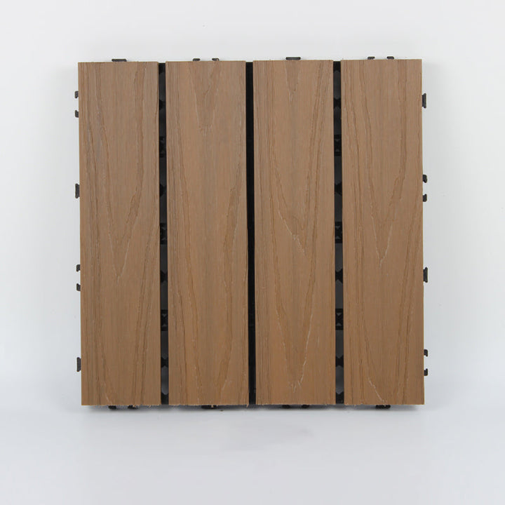 Lisslune | Outdoor Ground Board Strips Composite Waterproof Square Deck Board