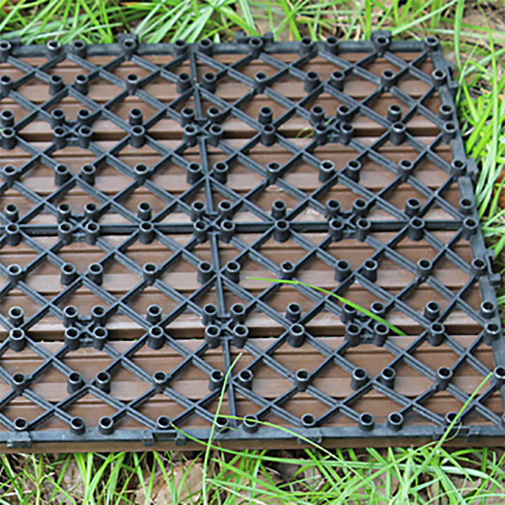 Lisslune | Outdoor Ground Board Strips Composite Waterproof Square Deck Board