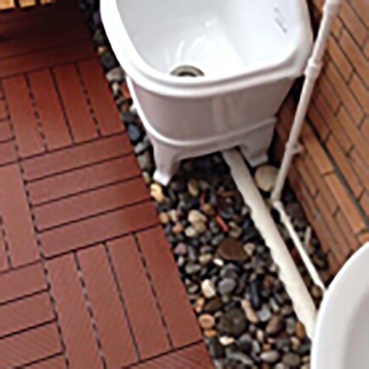 Lisslune | Outdoor Ground Board Strips Composite Waterproof Square Deck Board