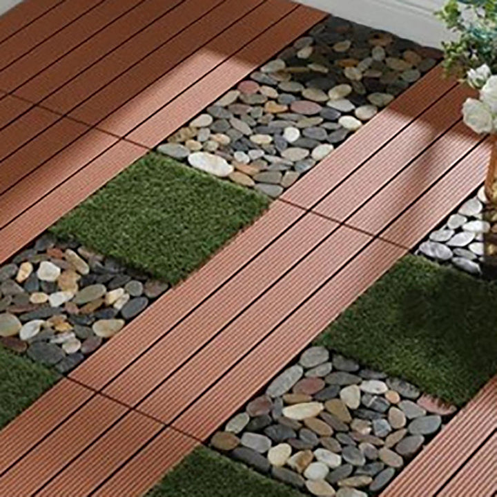 Lisslune | Snap garden tiles striped pattern tile set paving slab