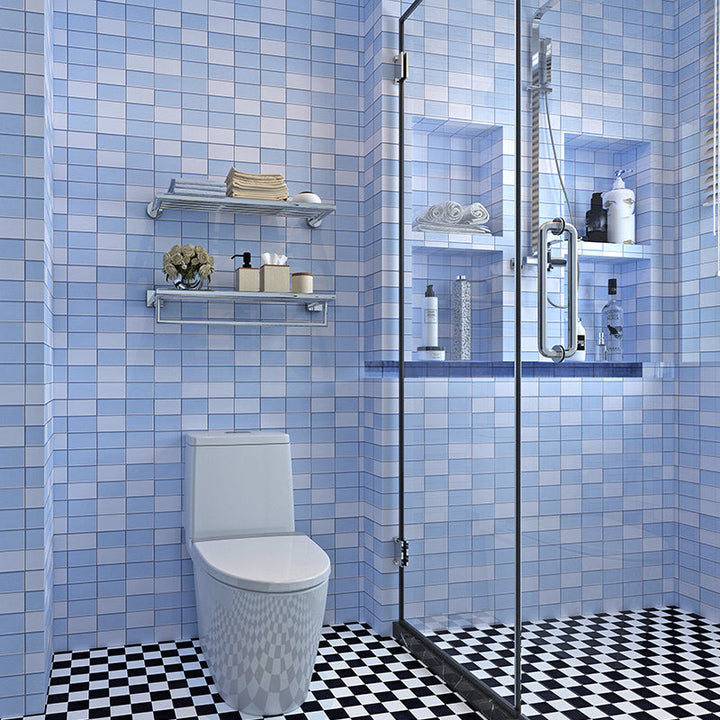 Lisslune | Colorful Mosaic Peel & Stick Tiles Waterproof Shower Wallpaper