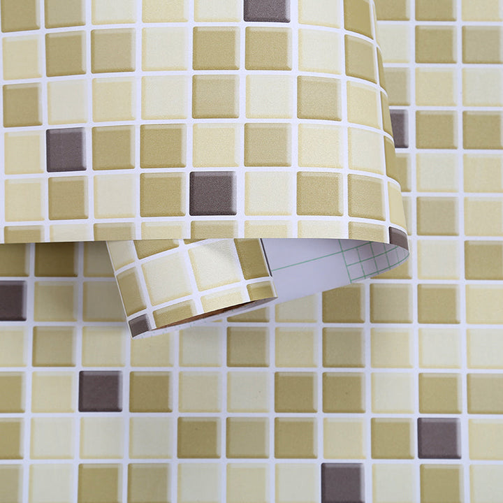 Lisslune | Colorful Mosaic Peel & Stick Tiles Waterproof Shower Wallpaper