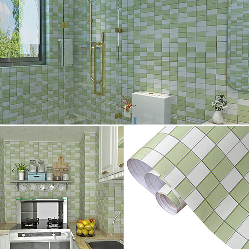 Lisslune | Colorful Mosaic Peel & Stick Tiles Waterproof Shower Wallpaper