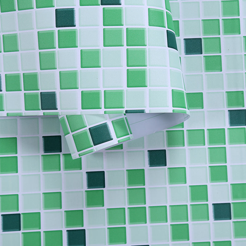 Lisslune | Colorful Mosaic Peel & Stick Tiles Waterproof Shower Wallpaper