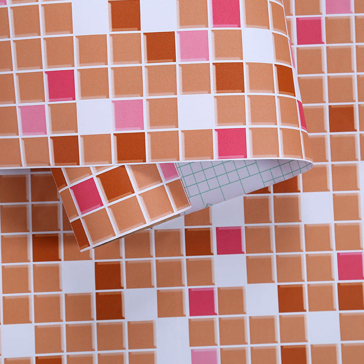 Lisslune | Colorful Mosaic Peel & Stick Tiles Waterproof Shower Wallpaper