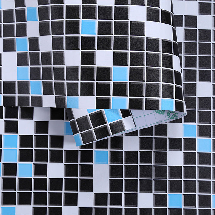 Lisslune | Colorful Mosaic Peel & Stick Tiles Waterproof Shower Wallpaper