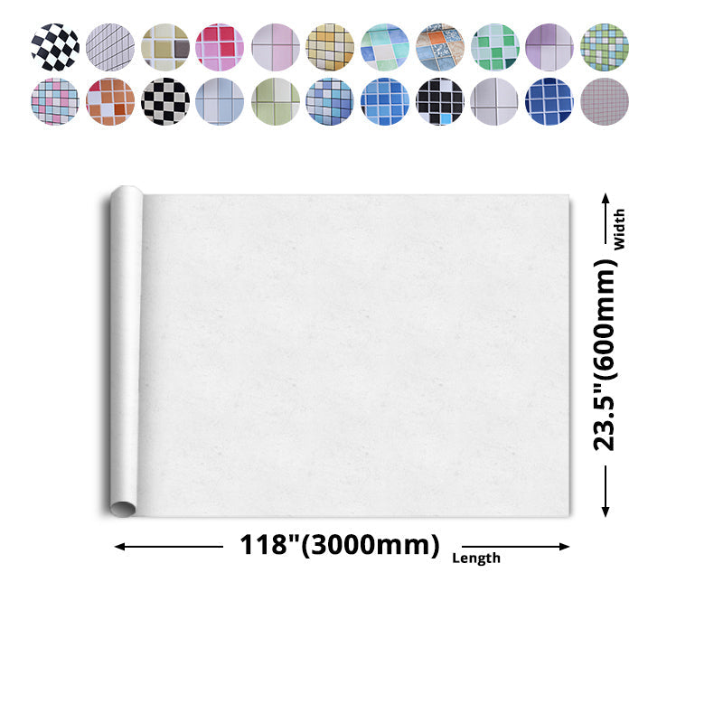 Lisslune | Colorful Mosaic Peel & Stick Tiles Waterproof Shower Wallpaper