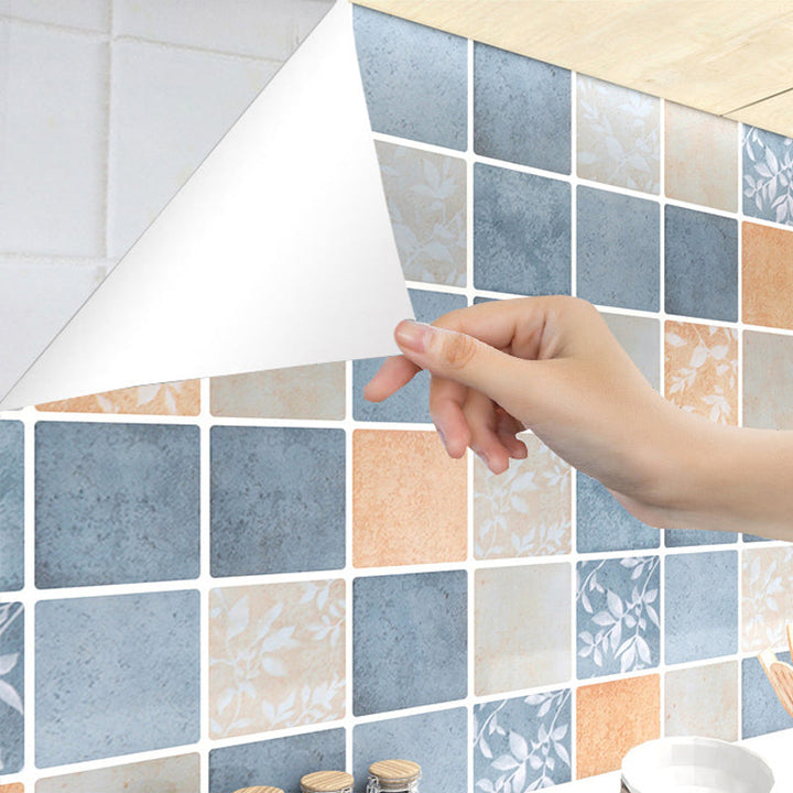 Lisslune | Grout Mosaic Peel & Stick Tile Waterproof Kitchen Backsplash Wallpaper