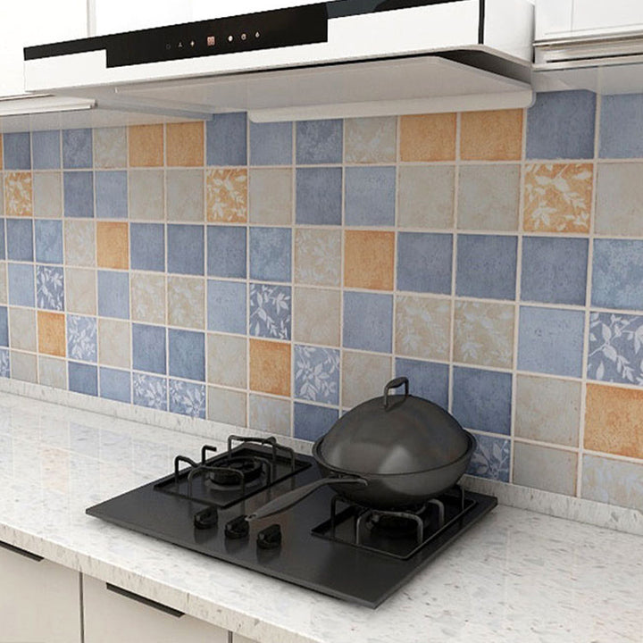 Lisslune | Grout Mosaic Peel & Stick Tile Waterproof Kitchen Backsplash Wallpaper