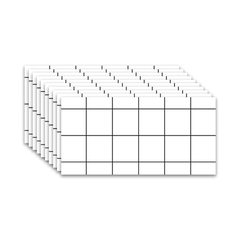 Lisslune | Brick Joint Peel & Stick Tile 30 cm x 60 cm Rectangular PVC Wallpaper