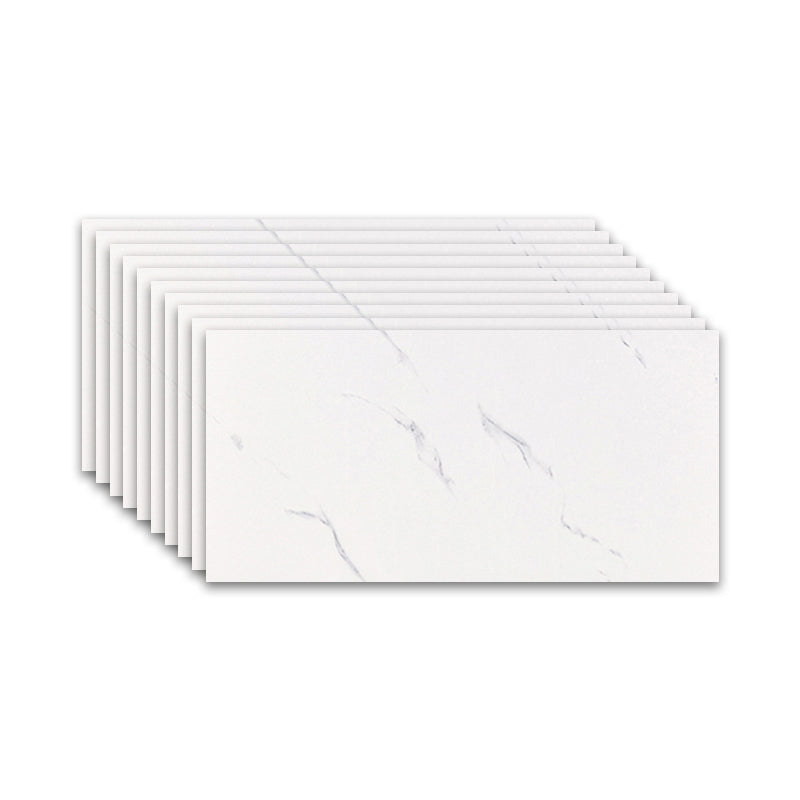 Lisslune | Brick Joint Peel & Stick Tile 30 cm x 60 cm Rectangular PVC Wallpaper