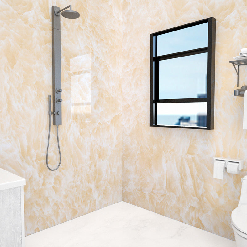 Lisslune | Marbleing Water-repellent Tile PVC Single Peel-and-stick Tile for Bathroom Back Wall