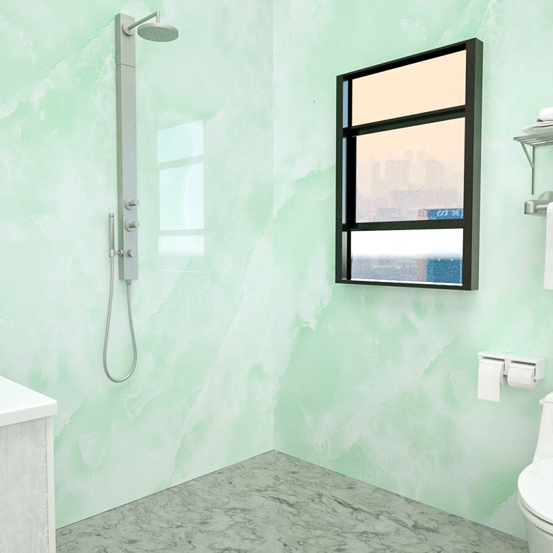 Lisslune | Marbleing Water-repellent Tile PVC Single Peel-and-stick Tile for Bathroom Back Wall