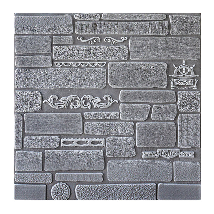 Lisslune | Modern Wall Covering Peel and Stick Brick 3D Print Waterproof Wall Panel